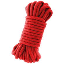Carregar imagem no visualizador da galeria, Corda bondage vermelha - 20 metros - Red cotton rope - Darkness
