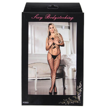 Carregar imagem no visualizador da galeria, Bodystocking em malha larga - H3003 - Queen Lingerie
