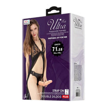 Carregar imagem no visualizador da galeria, Strap-on duplo realístico - Bege - Ultra passionate harness - Baile
