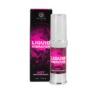 Gel estimulante com efeito vibratório - 15ml - Hot (efeito aquecimento) - Secret Play