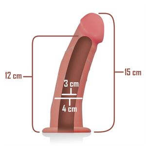 Strap-on oco - 16 cm - Hollow Strap-on - Intense