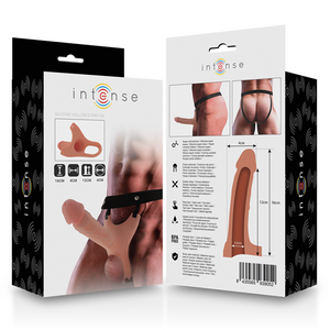 Strap-on oco - 16 cm - Silicone Hollow Strap-on - Intense