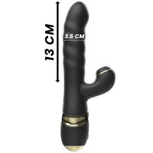 Carregar imagem no visualizador da galeria, Vibrador vaginal com estimulador de clitóris e movimento sobe e desce - Suction extender vibrator
