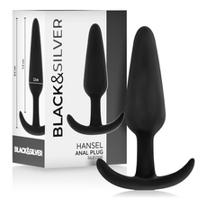 Carregar imagem no visualizador da galeria, Plug anal - Hansel - Preto - Black&amp;Silver

