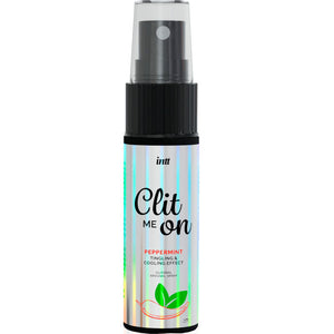 Spray estimulante feminino - Efeito Vibratório e Fresco - Clit me on - Menta com Pimenta - 12ml - INTT