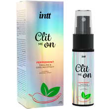 Carregar imagem no visualizador da galeria, Spray estimulante feminino - Efeito Vibratório e Fresco - Clit me on - Menta com Pimenta - 12ml - INTT
