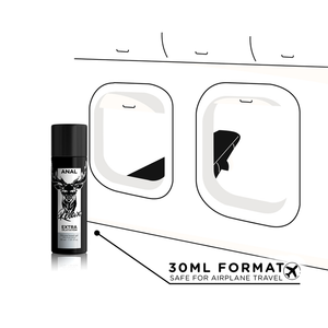 Lubrificante anal à base de silicone - com efeito relaxante e dilatador - Black Hole 30ml