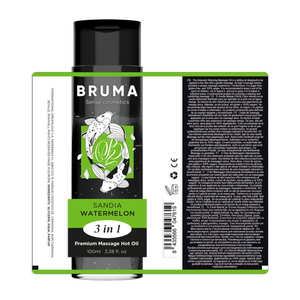 Óleo de Massagem - Efeito de Aquecimento - Melancia - 100ml - Bruma