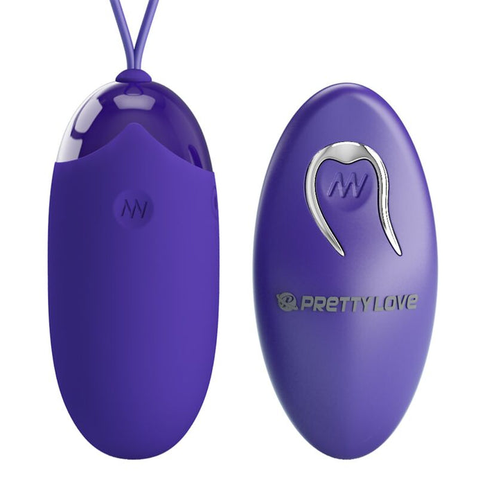 Ovo Vibratório recarregável com comando - Roxo - Berger - Pretty Love
