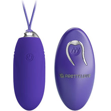 Carregar imagem no visualizador da galeria, Ovo vibratório vaginal com comando - Roxo - Jenny Youth - Pretty love
