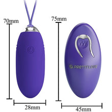 Carregar imagem no visualizador da galeria, Ovo vibratório vaginal com comando - Roxo - Jenny Youth - Pretty love
