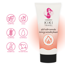 Carregar imagem no visualizador da galeria, Lubrificante à base de água - Cannabis - Efeito de aquecimento - 50ml - Kiki travel
