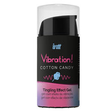 Carregar imagem no visualizador da galeria, Gel estimulante com efeito vibratório - efeito quente - Algodão doce - 15ml - INTT
