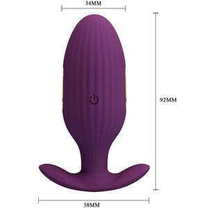 Plug anal com vibração e eletroestimulação - com APP - Jefferson - Pretty Love