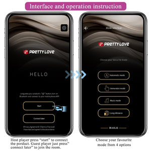 Plug anal com vibração e eletroestimulação - com APP - Jefferson - Pretty Love