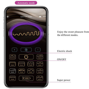 Plug anal com vibração e eletroestimulação - com APP - Jefferson - Pretty Love