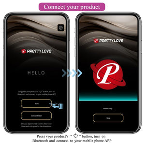 Plug anal com vibração e eletroestimulação - com APP - Jefferson - Pretty Love