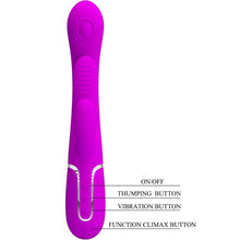Carregar imagem no visualizador da galeria, Vibrador 3 em 1 - Vibrador vaginal com estimulador de clitóris, Ponto G e pulsação - Twinkled tenderness - Pretty Love

