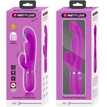 Carregar imagem no visualizador da galeria, Vibrador 3 em 1 - Vibrador vaginal com estimulador de clitóris, Ponto G e pulsação - Twinkled tenderness - Pretty Love
