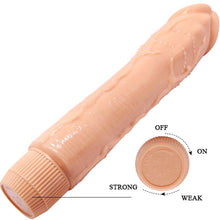 Carregar imagem no visualizador da galeria, Vibrador realístico - 23,5 cm - Dybbuk - Bege - Bárbara
