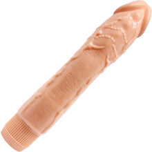 Carregar imagem no visualizador da galeria, Vibrador realístico - 23,5 cm - Dybbuk - Bege - Bárbara
