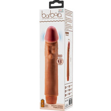 Carregar imagem no visualizador da galeria, Vibrador realístico - 23,5 cm - Dybbuk - Castanho - Bárbara
