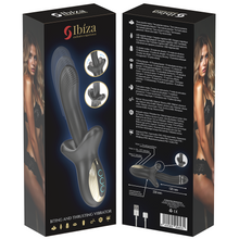 Carregar imagem no visualizador da galeria, Vibrador vaginal com movimento sobe e desce e estimulador de clitóris com efeito mordida - Biting and thrusting vibrator
