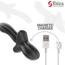 Carregar imagem no visualizador da galeria, Vibrador vaginal com movimento sobe e desce e estimulador de clitóris com efeito mordida - Biting and thrusting vibrator
