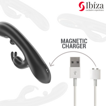 Carregar imagem no visualizador da galeria, Vibrador vaginal com estimulador de clitóris e esfera rotativa no ponto G - Rolling ball rabbit vibrator
