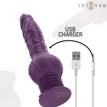 Carregar imagem no visualizador da galeria, Vibrador com movimento sobe e desce - 24 cm - Tatum - Intense
