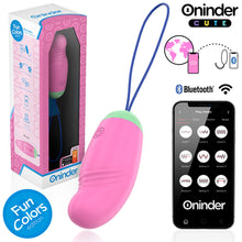 Carregar imagem no visualizador da galeria, Ovo vibratório vaginal com APP e movimento de rotação - Fun colors - Oninder
