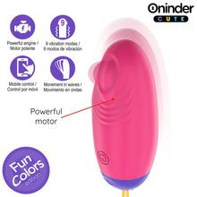 Carregar imagem no visualizador da galeria, Ovo vibratório vaginal com APP e movimento de pulsação - Fun colors - Oninder
