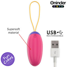 Carregar imagem no visualizador da galeria, Ovo vibratório vaginal com APP e movimento de pulsação - Fun colors - Oninder
