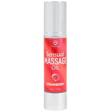 Carregar imagem no visualizador da galeria, Óleo de massagem com aroma a morango - 50 ml - Secret Play
