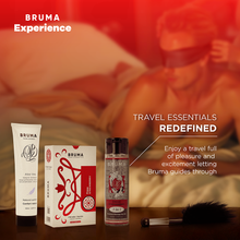 Carregar imagem no visualizador da galeria, Kit com lubrificante, gel vibratório, óleo de massagem, venda e espanador - Bruma Experience
