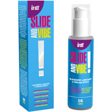 Carregar imagem no visualizador da galeria, Gel estimulante com efeito vibratório - Amora - Slide and vibe! - 35ml - INTT
