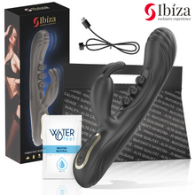 Carregar imagem no visualizador da galeria, Vibrador vaginal com movimento de pulsação no ponto G e estimulador de clitóris coelho - Vibrating rabbit with pulsation

