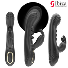 Carregar imagem no visualizador da galeria, Vibrador vaginal com movimento de pulsação no ponto G e estimulador de clitóris coelho - Vibrating rabbit with pulsation
