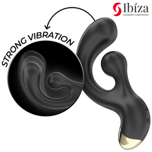 Carregar imagem no visualizador da galeria, Vibrador vaginal e ponto G com estimulador de clitóris com movimento de rotação - Vibrating &amp; rotating stimulator
