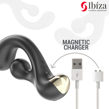 Carregar imagem no visualizador da galeria, Vibrador vaginal e ponto G com estimulador de clitóris com movimento de rotação - Vibrating &amp; rotating stimulator
