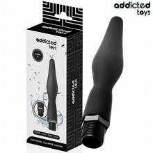Carregar imagem no visualizador da galeria, Duche anal preto para adaptar na mangueira do chuveiro - Modelo 2 - Universal anal cleaner - Addicted toys
