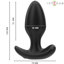 Carregar imagem no visualizador da galeria, Plug anal com vibração e comando - Joey vibrating plug - Intense
