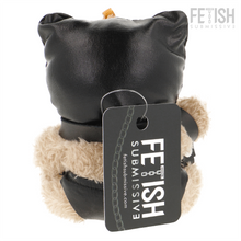 Carregar imagem no visualizador da galeria, Porta-chaves urso com máscara e trela - Fetish subissive
