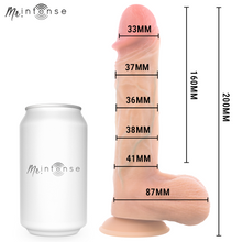 Carregar imagem no visualizador da galeria, Vibrador realístico com movimento sobe e desce e aquecimento - 20 cm - Logan - Mr. Intense
