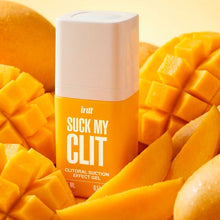 Carregar imagem no visualizador da galeria, Gel estimulante com efeito de sucção - Suck my clit! - Manga tropical - 15ml - INTT
