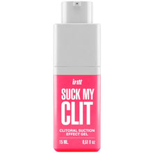 Carregar imagem no visualizador da galeria, Gel estimulante com efeito de sucção - Suck my clit! - Morangos silvestres - 15ml - INTT
