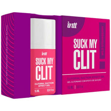 Carregar imagem no visualizador da galeria, Gel estimulante com efeito de sucção - Suck my clit! - Morangos silvestres - 15ml - INTT

