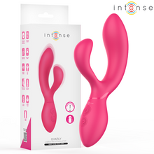 Carregar imagem no visualizador da galeria, Vibrador vaginal e Ponto G com estimulador de clitóris - Charly - 20cm - Intense

