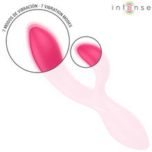 Carregar imagem no visualizador da galeria, Vibrador vaginal e Ponto G com estimulador de clitóris - Charly - 20cm - Intense
