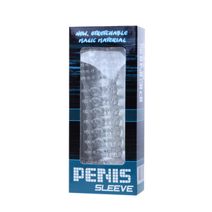 Manga para pénis com textura estimulante - 14 cm - Pénis Sleeve - Baile